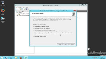 Installing Windows Deployment Services on Windows Server 2012 R2