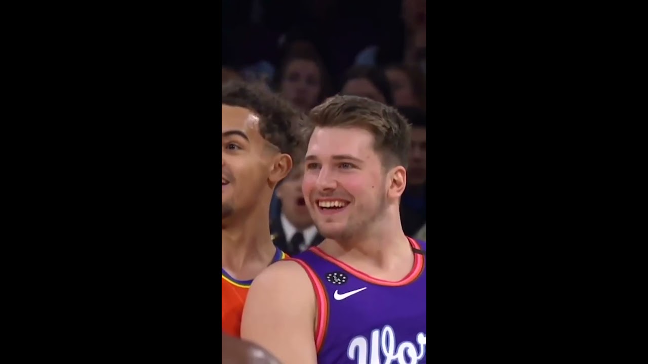 A Wholesome Moment Between Trae And Luka Nba Shorts