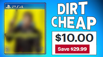 8 Months After Release This PS4 Game is ONLY $10 (CyberPunk 2077 is Dirt Cheap)