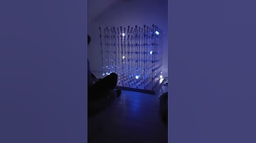 RGB LED Cube pacman demo