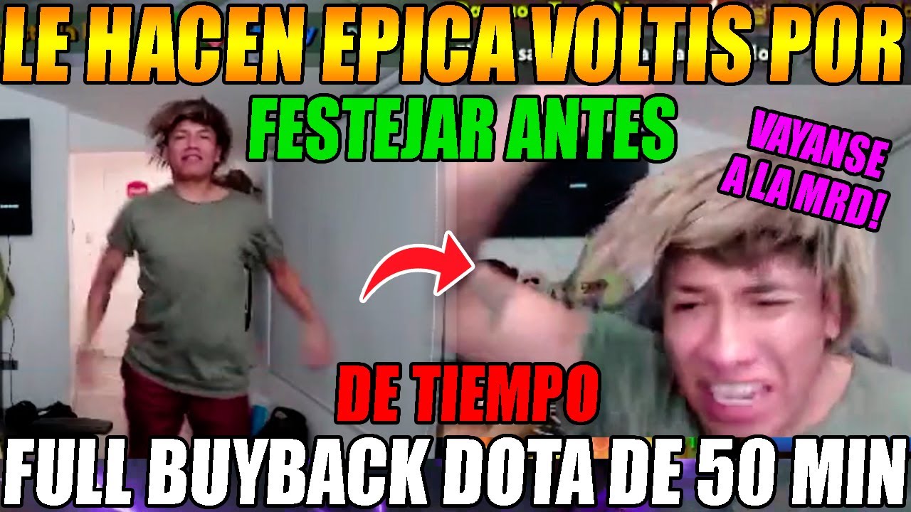 BUTI PECA DE CONFIADO Y CELEBRA ANTES DE TIEMPO!! 🤣 LE HACEN ÉPICA VOLTIS POR 240 SOLES EN JUEGO