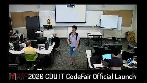 CDU IT CodeFair 2020 Official Launch