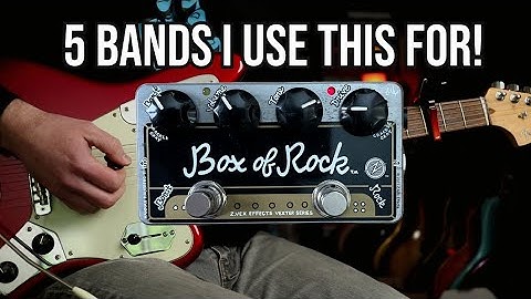 5 Bands I Use This For! | Zvex Effects Box Of Rock Pedal Demo