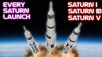 Every Launch of the Saturn Rockets