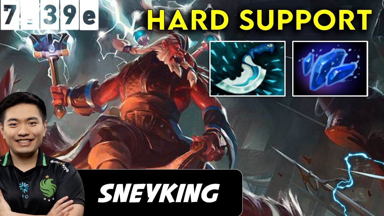 Sneyking Disruptor Hard Support - Dota 2 Patch 7.39e Pro Player Full Gameplay