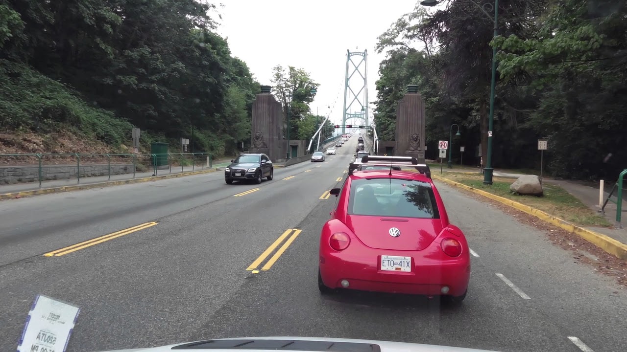 Driving to Capilano Suspension Bridge YouTube