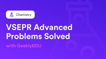 VSEPR Advanced Problems | Electron Pairs of H2O, PCl5, XeF4 | Molecular Geometry 2