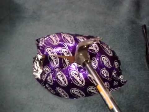 Smashing Cadbury's Easter Egg.