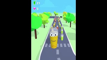 Juice Run All Levels Mobile Gameplay Walkthrough - Update iOS, Android Game