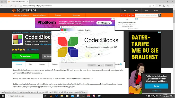 How to install CodeBloks 20.03 on Windows 10 with GTK3 ( on GTK4 works also )