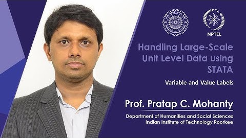 Lecture 20: Variable and Value Labels