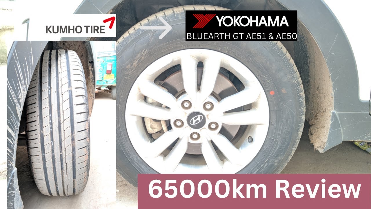 YOKOHAMA || 65000 km driven Yokohama BlueEarth AE50 & AE51 Hyundai ...