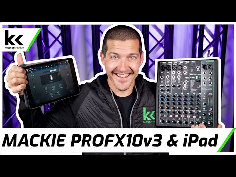 How To Connect Mackie ProFX10v3 to iPad