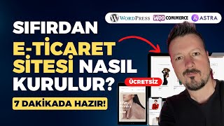 Sıfırdan E-Ticaret Sitesi Nasıl Kurulur? (Ücretsiz Temayla İnternet Sitesi Kurma)