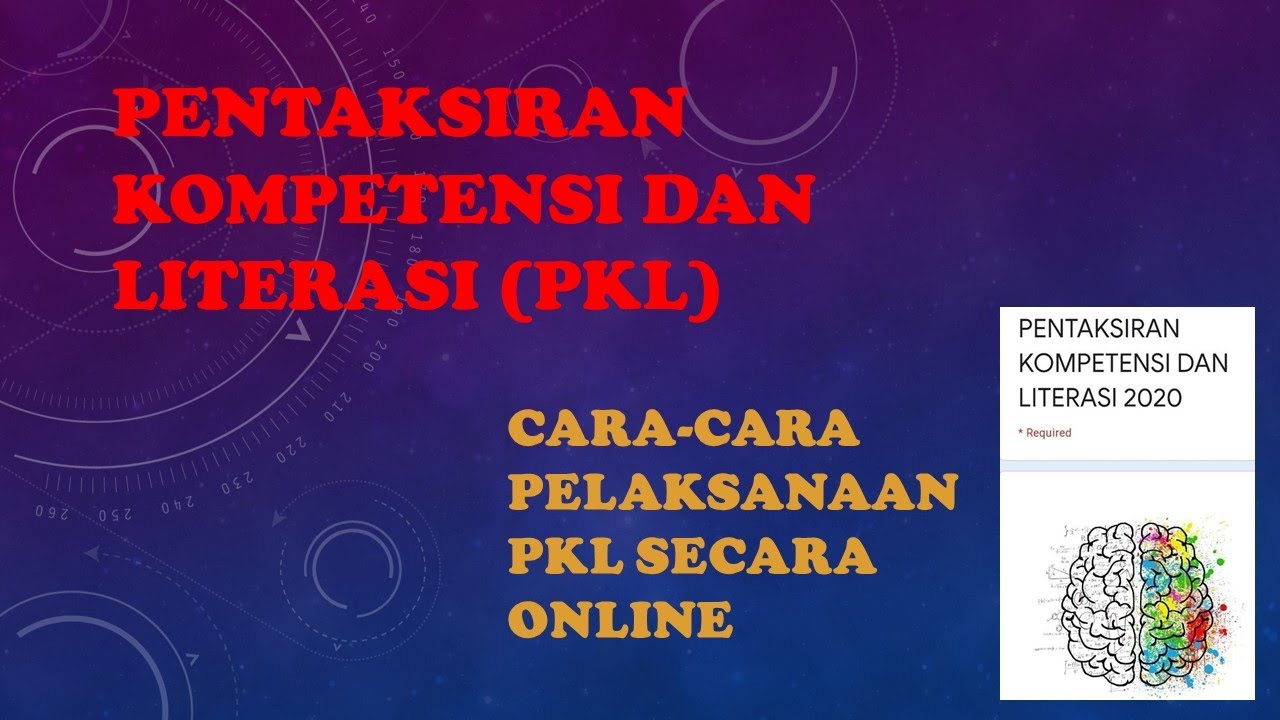 Ujian Pentaksiran Kompetensi  Literasi PKL 2020