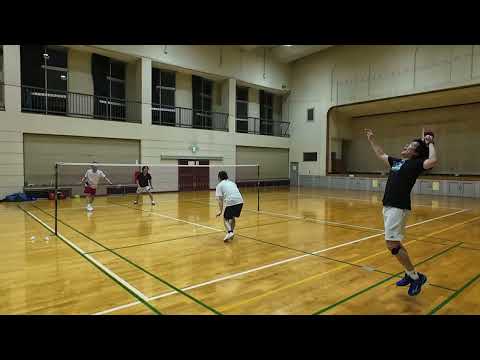 2025.10.24 テルクラブ バドミントン ダブルス03 - TEL Club Badminton doubles