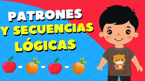 Patrones y secuencias lógicas para niños [Pensamiento matemático] | Video educativo.