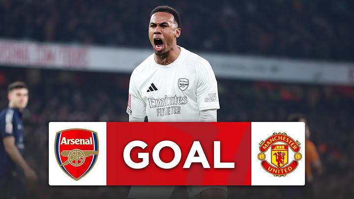 GOAL | Gabriel | Arsenal v Manchester United | Third Round | Emirates FA Cup 2024-25