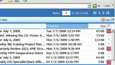 U5 - Outlook Web Access: Flagging Emails.wmv