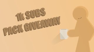 1k subs pack giveaway✨ | sticknodes