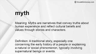 myth Meaning