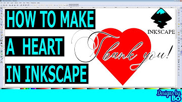 Make A Heart Shape In Inkscape - Beginner Tutorial