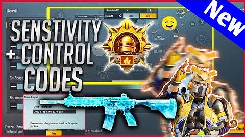 New Update 1.8.0 !! Best Sensitivity CODE+ Control Setting PUBG Mobile | BGMI After Update 1.8.0