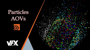 Houdini Particles AOVs ( render pass )