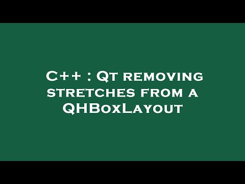 C++ : Qt