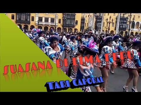 Chicas baile saya caporal_LIMA PERU(virgen de capocabana)tarian di lima peru#pelautindonesia