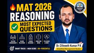 MAT 2026 Importnat questions and concepts from the Reasoning section Most repeated questions 2026