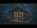 Rain in a Cozy Forest Cabin 🌧️ Gentle Rain for Relax, Focus &amp; Deep Sleep