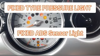 FIXED Tyre pressure light solid won't go out after reset. Mini Cooper or any other car.