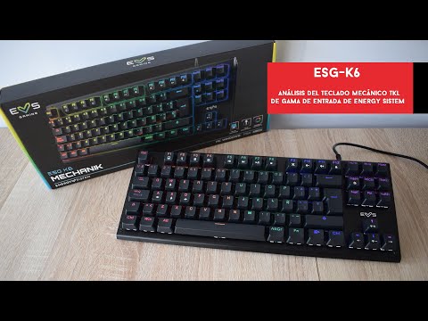 ESG-K6. Análisis del teclado #mecánico TKL de gama de entrada de Energy Sistem | Gameit ES