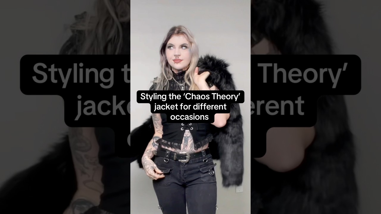 Styling our new “Chaos Theory” jacket for 3 different occasions!🖤 