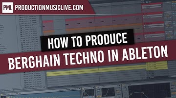 Berlin Berghain Techno Warehouse Track with Ableton Live (Full Tutorial Walkthrough)