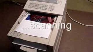 HP 9100C Digital Sender Scanner in Action