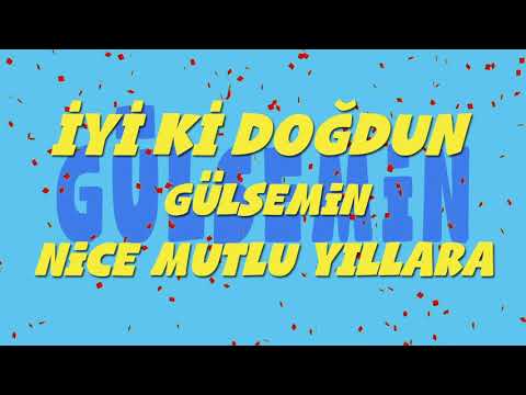 İyi ki doğdun GÜLSEMİN - İsme Özel Ankara Havası Doğum Günü Şarkısı (FULL VERSİYON) (REKLAMSIZ)