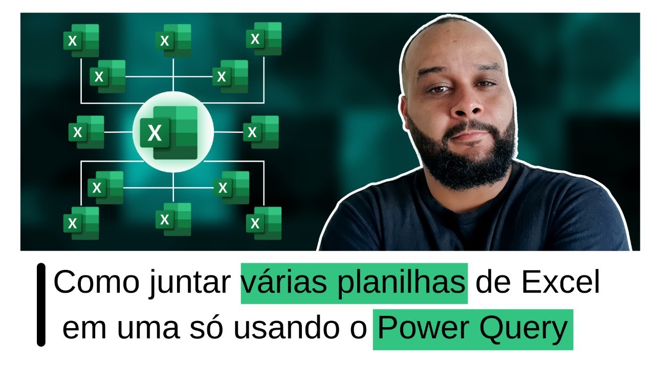 Como juntar planilhas no Excel usando o Power Query - YouTube