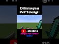 Minecraft PvP Taktikleri ! 3 ⚔️ #minecraft #minecraftshorts