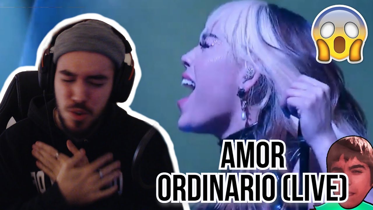 REACCIÓN A | DANNA PAOLA - AMOR ORDINARIO (LIVE) (BREAK UP PARTY)