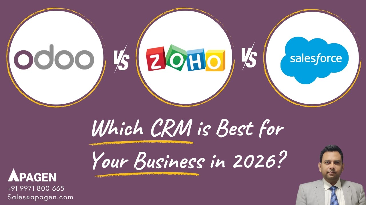 Odoo CRM vs Salesforce vs Zoho (2026) | Best CRM for Mid-Market ...