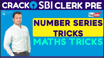 CRACK SBI CLERK PRE | Number Series Tricks | Maths Tricks | Online Coaching For SBI