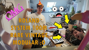VINTAGE ROLAND SYSTEM 100M?! = DAWLESS TECHNO TIME!