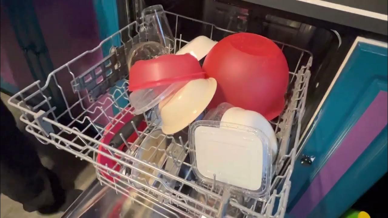 LG Dishwasher 1st wash test normal cycle result LDFN3432T YouTube