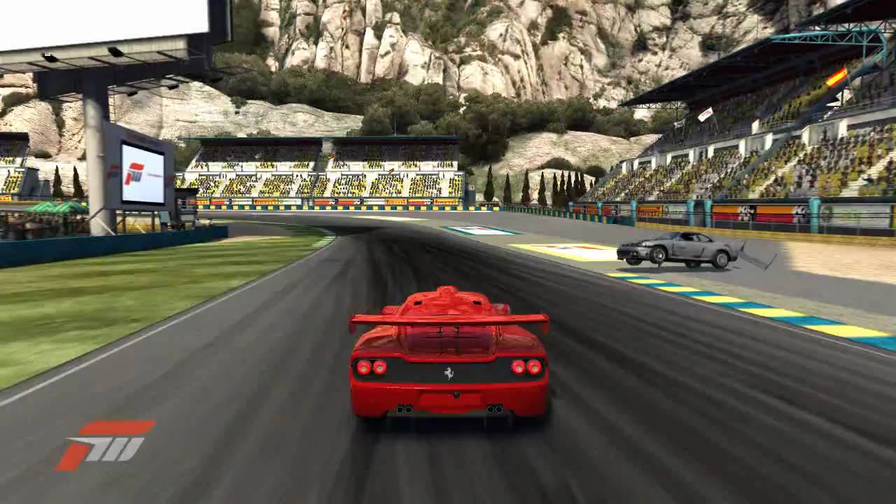 Forza Motorsport 3 realistic crash rollover