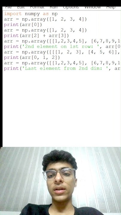 3. Python NumPy Accessing Arrays #beginners #programming #python # ...