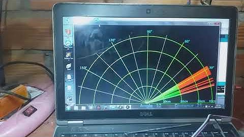 Radar dò vị trí bằng cảm biến khoảng cách HC SR 04 và arduino