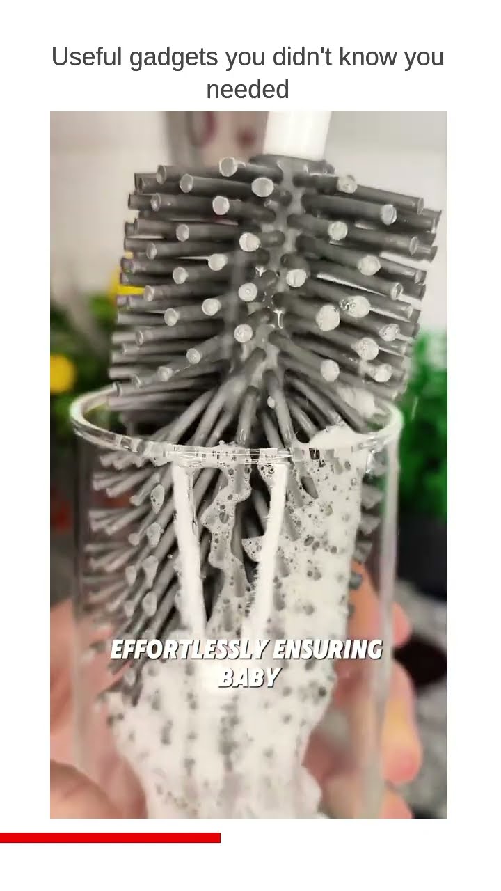 Product link in Bio Make baby bottle cleaning a breeze with the Easy Cleaning Baby Long Handle