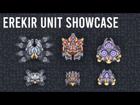 видео: Mindustry v7 Erekir Unit Showcase (Early Access)